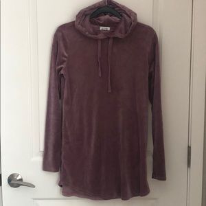 Garage velvet hoodie